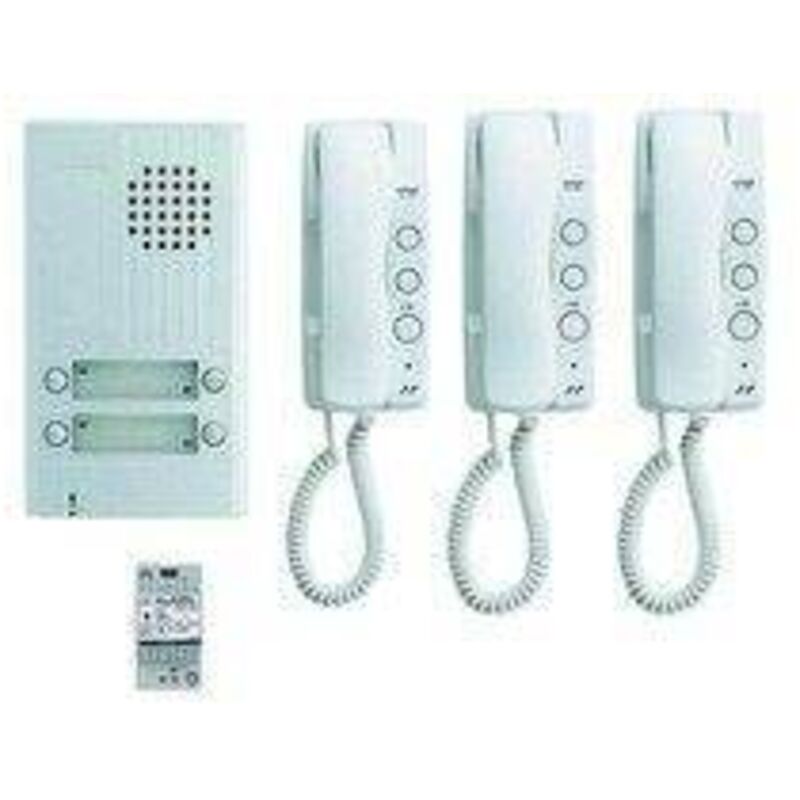 Kit parlophone - 4bp - 3 combinés Aiphone kitda3