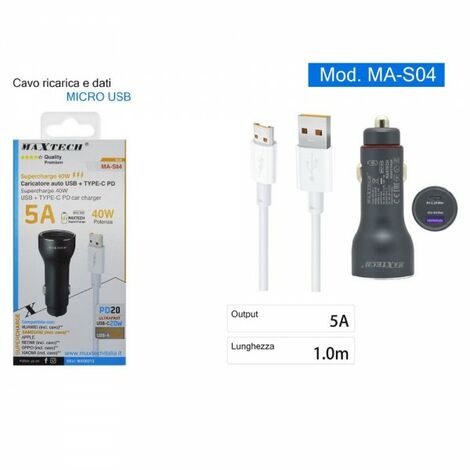 SinLoon USB-C-auf-Zigarettenanzünder-Adapter, 10FT 12 V, USB-Typ-C-Stecker  auf Zigarettenanzünder-Adapterkabel, funktioniert mit einem 65 W
