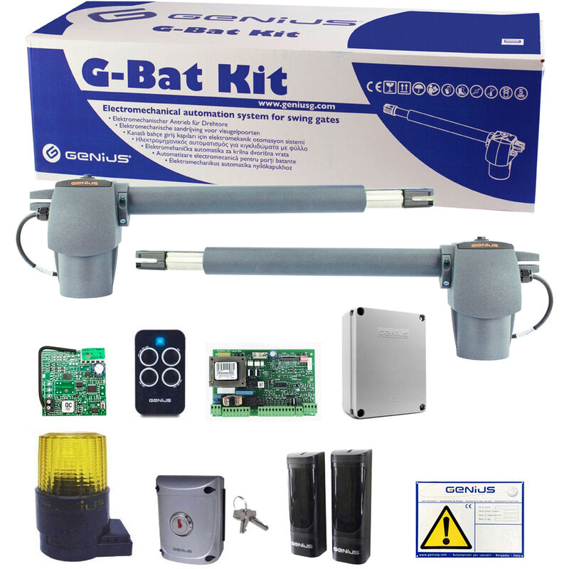Faac Kit d'automatisation portail battant g-bat 300 51701271 gflash 230V - Genius
