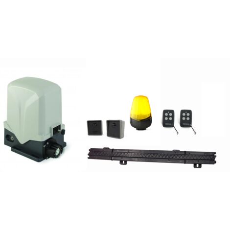 KIT - Automatisme de portail coulissant - moteur 230V - systeme a cremaillere - 1500Kg - ROLLER 15 by PROTECO - 1315