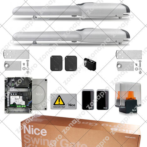 Kit Automatisme Pour Portail Battant WG5000 230V WINGO 5000 BD NICE WINGO5BDKCE