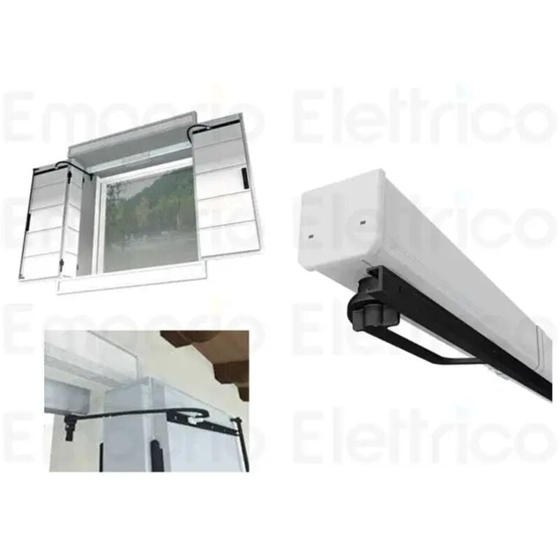 Kit automatisme Came pour volets roulants avec 1 porte droite et deux panneaux articulés, Padoue 001UV05 VOILà