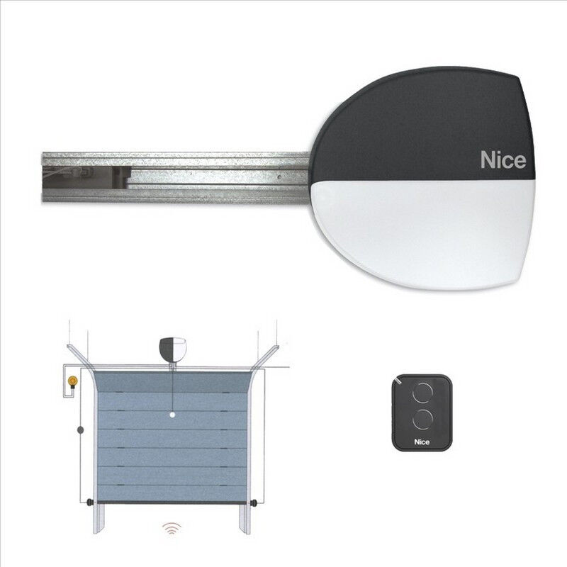 Kit d'automatisation de porte sectionnelle et basculante 24 v Nice SPIN23BDKCE Spin Bus