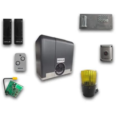 Kit Automatización Puerta Corredera FAAC GENIUS BLIZZARD 104015 433 900kg 230v
