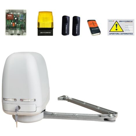 Kit Automazione Cancello 1 Mono Anta Battente Braccio Articolato 230v 220v Snodo