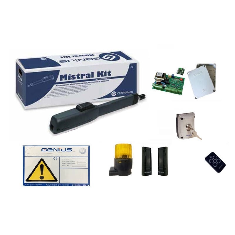 Faac mistral 300 1 Kit d'automatisation pour portail battant 230V - Genius
