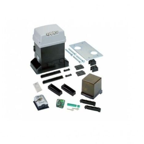 Kit automazione cancello scorrevole, motore elettrico faac pratico kit 230v safe 10564944