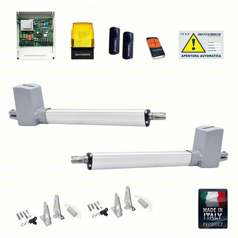 Kit Automazione Dieffematic Bhe Up 500 24v 2 Ante Cancelli Cancello Professionale