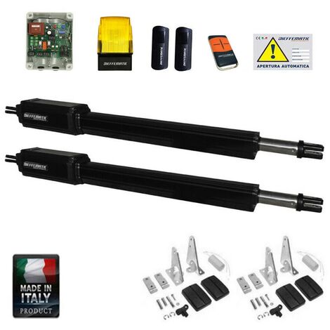 Kit Automazione Dieffematic Vh 500 24v 2 Ante Cancelli Cancello Professionale