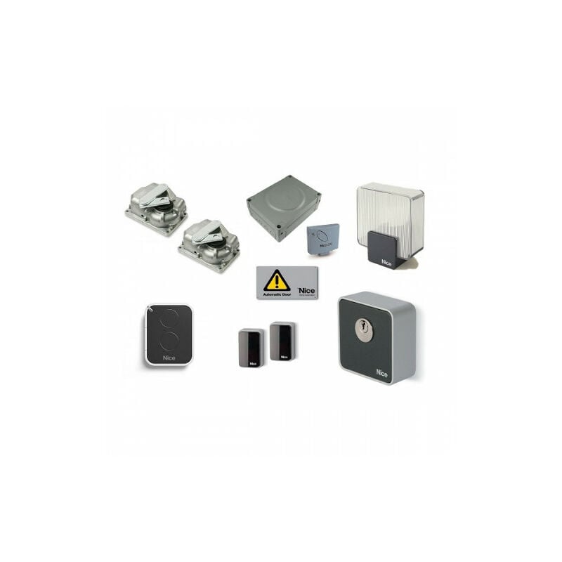 Kit d'automatisation 24V Moteur enterré pour portillon Nice MFAB3024BDKCE