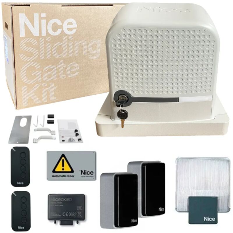 Kit Automazione Per Cancelli Scorrevoli ROBUS RBS 400 NICE RBS400BDKCE