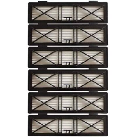 Kit avec 6 filtres HEPA pour Neato Botvac D7 D3 D4 D5 D6 D70 D75 D80 D85 et 75e 80.-AquaForge