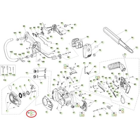 Kit avviamento rosso (2008-) ORIGINALE ACTIVE motosega 39.39 036176