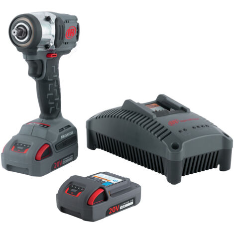 Kit avvitatore a impulsi a batteria Ingersoll-Rand W3131-K22-EU 3/8", 2x 2,5 Ah e caricabatterie