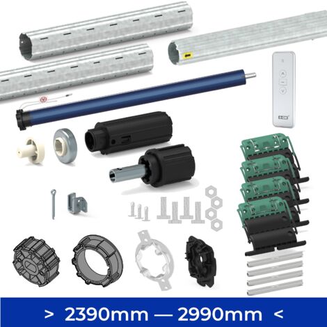 Kit axe moteur volet roulant 2390 --- 2990 mm Moteur Radio