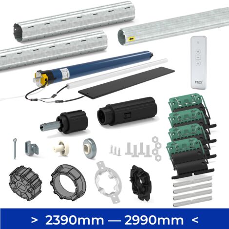 Kit axe moteur volet roulant 2390 --- 2990 mm Moteur Solaire