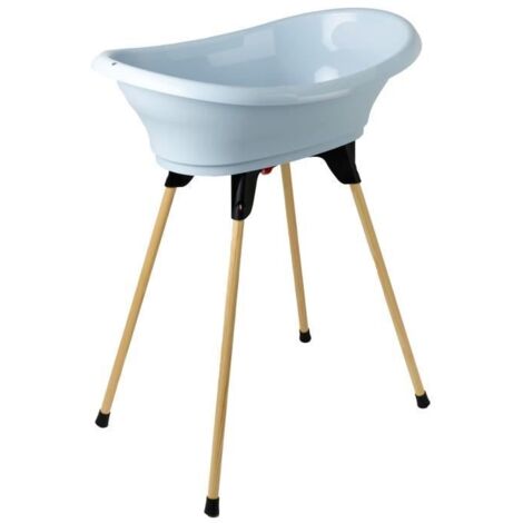 KIT BAIGNOIRE VASCO Fleur Bleue di THERMOBABY: vasca + piedi + tubo di drenaggio