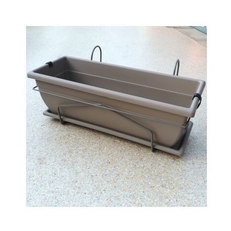 KIT BALCONETTA VENERE 52X24XH18CM TORTORA