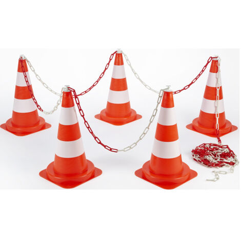 Kit Balisage 5 Cones 50cm Pvc
