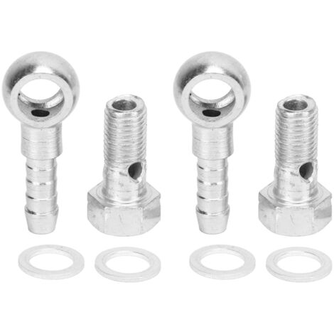 Kit Banjo, Kit de Boulon Creux de Turbocompresseur M8 une Paire Vendent D'autres Accessoires pour Tuyau de 4-5 Mm M8X1 Boulon Mazout.