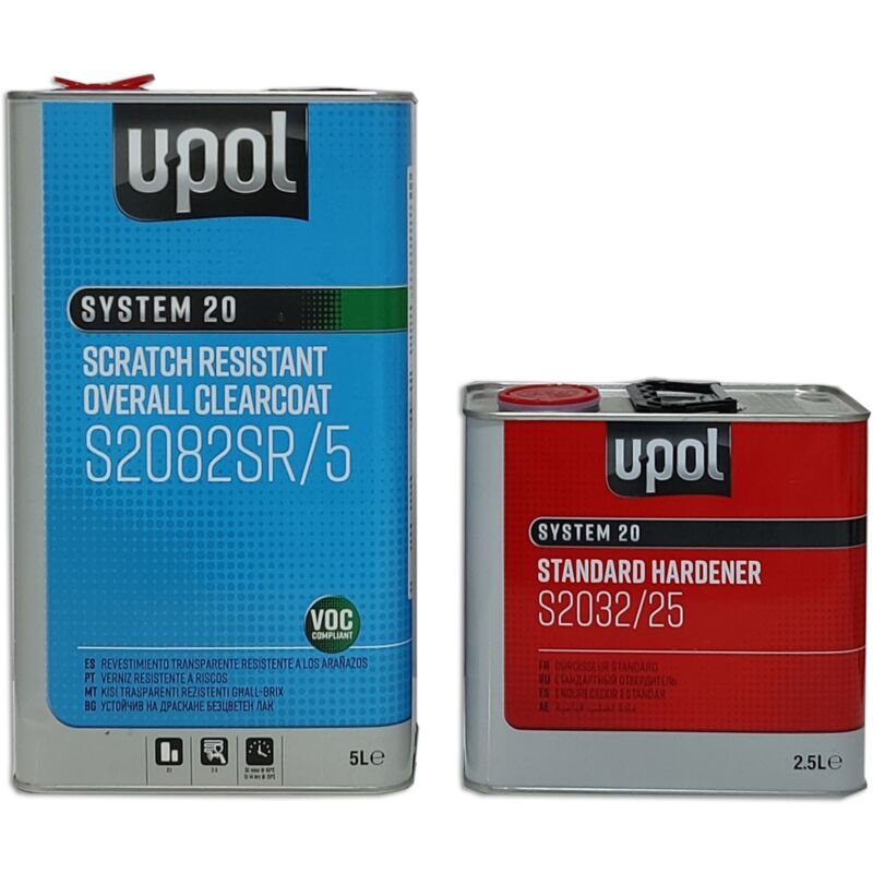 

U-pol - KIT BARNIZ 2082SR + ENDURECEDOR 7,5 LT | EXTRA RAPIDO