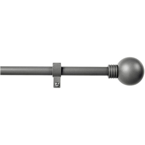 Kit barra cortina anillo extensible de 160 a 300cm plomo stor planet