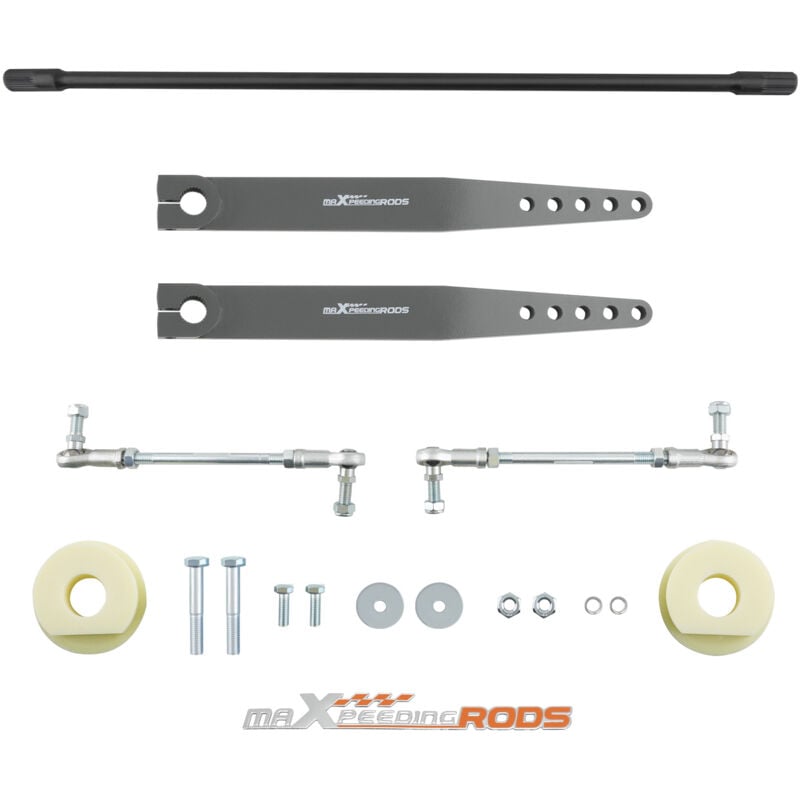 Maxpeedingrods - kit barre stabilisatrice avant avec bras en acier for jeep wrangler tj lj 97-06