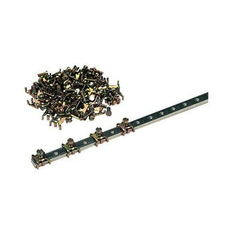 Kit Barrette de Terre 12x5 L 1.20m + 50 cavaliers et vis 4TBC610017C0100 ABB 610017
