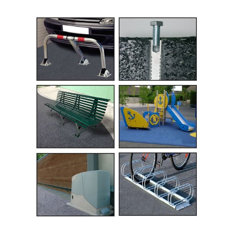 Ing Fixations - Kit barriera di parcheggio fissi