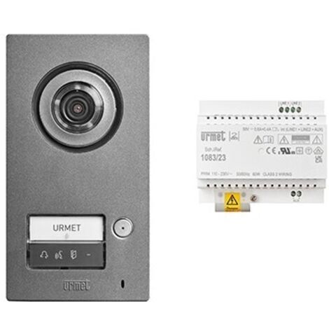 Kit base videocitofono bifamiliare mikra2 2voice urmet 1784/802