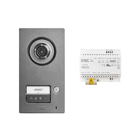 Kit base videocitofono bifamiliare mikra2 2voice urmet 1784/802