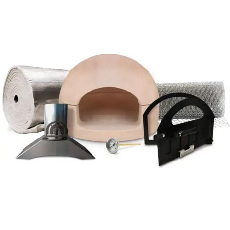 Kit basique pour four à bois Bunker en argile - Diamètre 80 cm