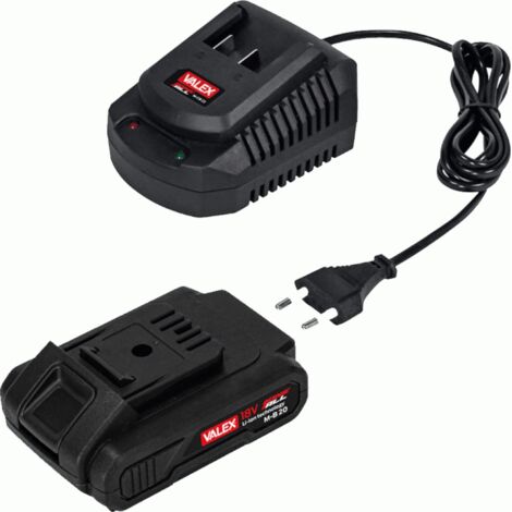 Kit batterie et chargeur Valex 18V 2Ah