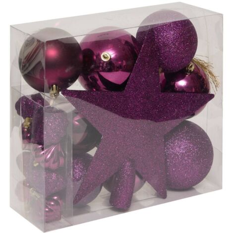 KIT BDN 18 UDS PÚRPURA - Feeric lights & christmas