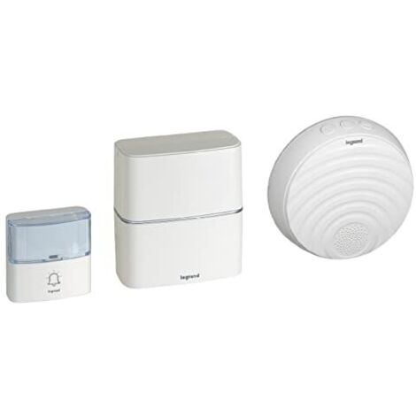 Kit Bianco Doppio Campanello Radio - Legrand
