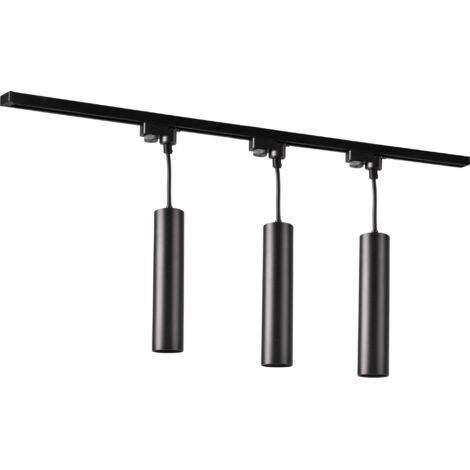 Kit binario Polux Maribel nero/oro 3xGU10 1m pendenti