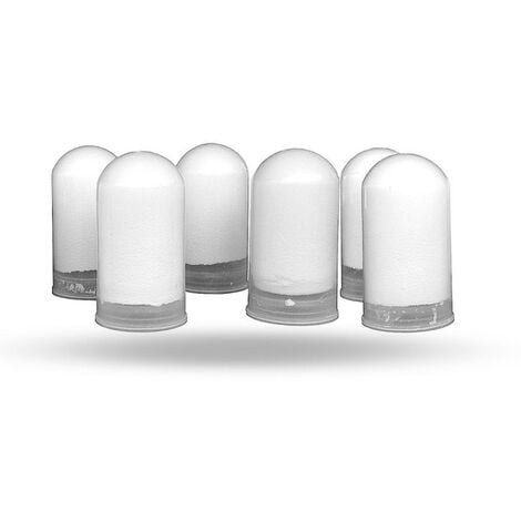 ROSMMEL Kit blister de 6 recharges de poudre de polyphosphate pour distributeur