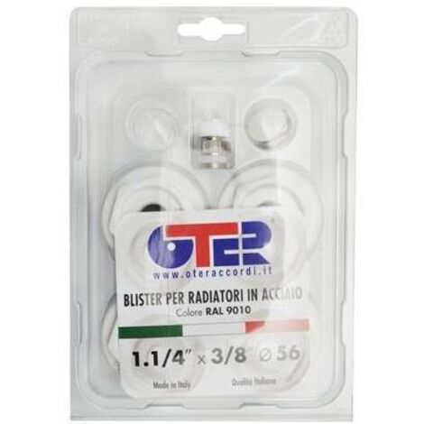 KIT BLISTER PER RADIATORI IN ACCIAIO FL 56 1"1/4 x 1/2 OTER