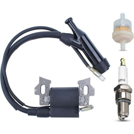 Kit bobina di accensione per HONDA GX160 GX200 GX110 GX120 GX140, bobina di accensione + candela + cappuccio candela + filtro carburante kit 4 in 1
