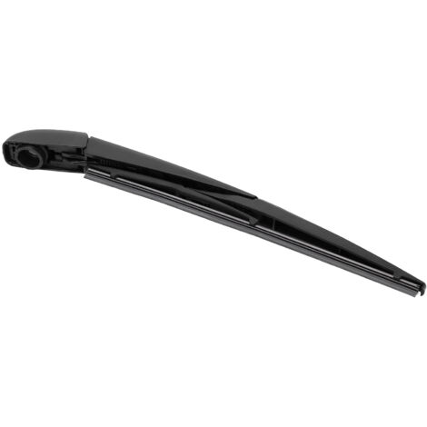 Kit Bras et Lame d'Essuie-Glace Arrière Noir pour Peugeot 108 Berline 2014-2019