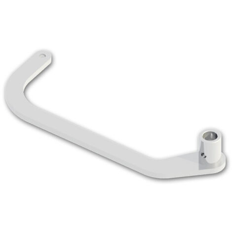 Kit bras W3 gauche pour motorisation en linteau - blanc