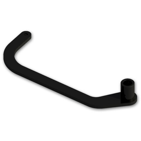 Kit bras W3 gauche pour motorisation en linteau - noir