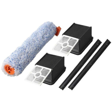 Kit brosse latérale principale, filtre, chiffon de nettoyage et raclette en caoutchouc pour aspirateur ILIFE W90 - Accessoires de nettoyage ménagers