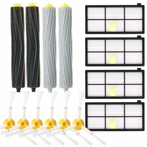 Kit brosses de rechange pour iRobot Roomba séries 800-900.
