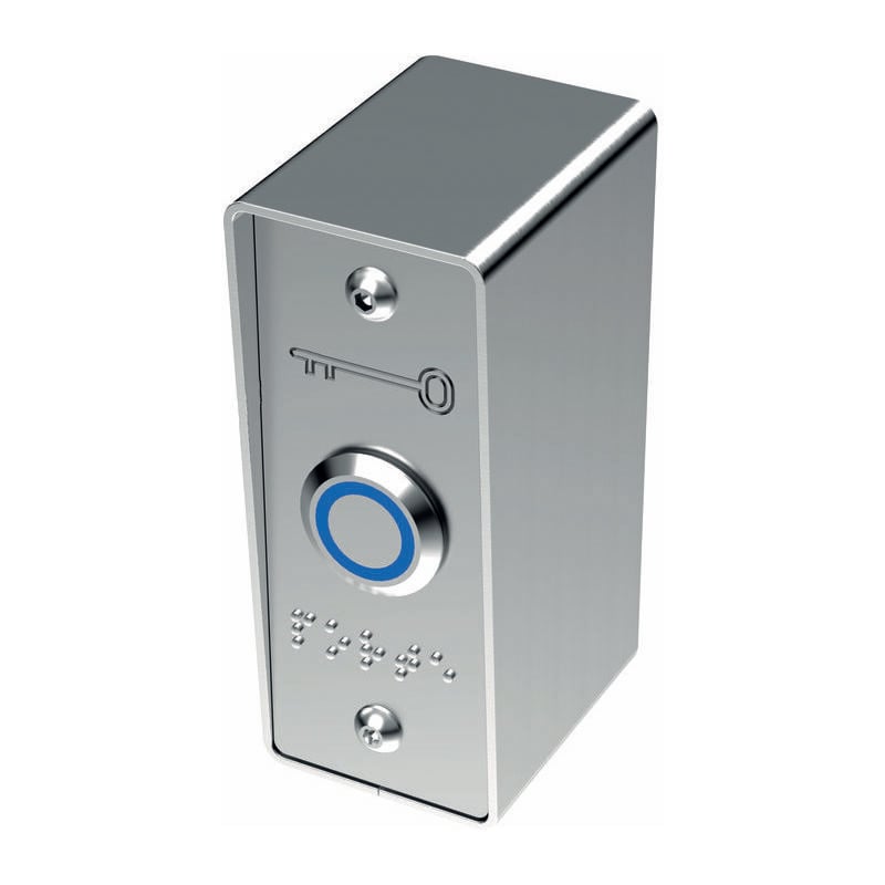 Sewosy - Bouton poussoir avec plaque braille 12V dc