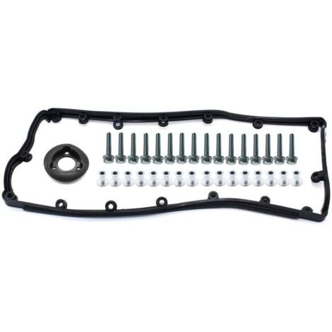 Kit bulloni guarnizione coperchio valvole 070103469A Kit guarnizione coperchio valvole per motore auto compatibile con VW T5 Transporter 2.5 Tdi 2003-2009 070115315A SI-AT58044