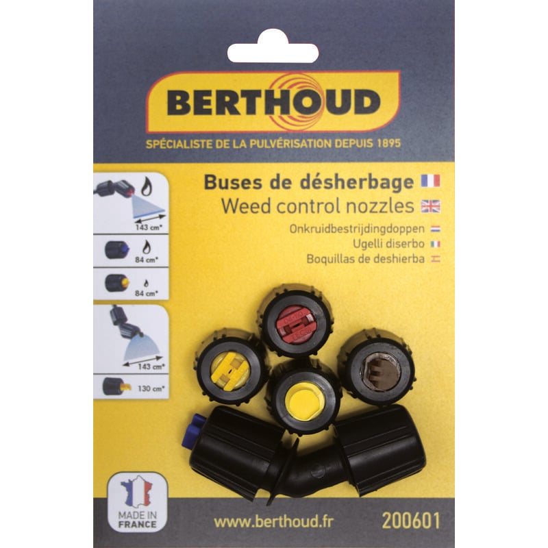Berthoud - Kit buses desherbage - hozelock - Garantie 2 ans - Noir
