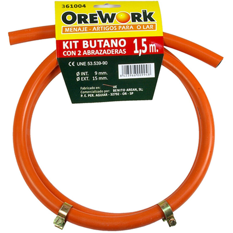 

Kit butano 1,5 mt c/abrazadera