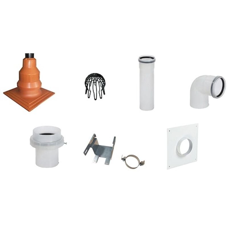 Poujoulat - kit C9 RACC80/125 80PPA briq - kit C9 RACC80/125 80PPA briq