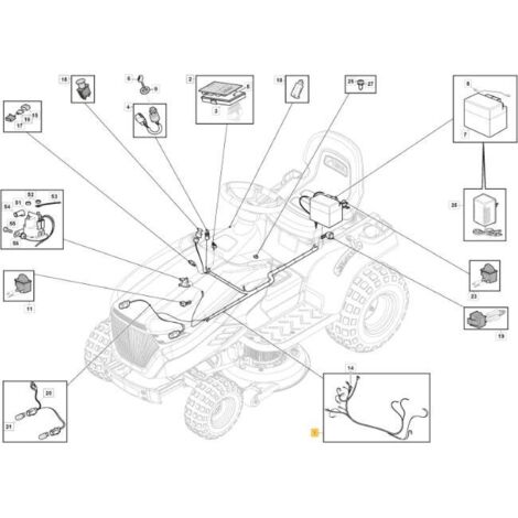 KIT CABLAGE SD HY HONDA ORIGINAL STIGA - 182040234/0